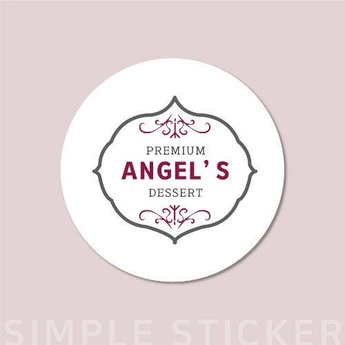 Angel`s Dessert [심플 엣지 스티커]피알엔젤(PRangel)