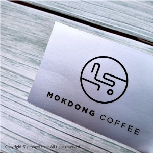 [스티커][은데드롱][사각]MOKDONG_COFFEE피알엔젤(PRangel)