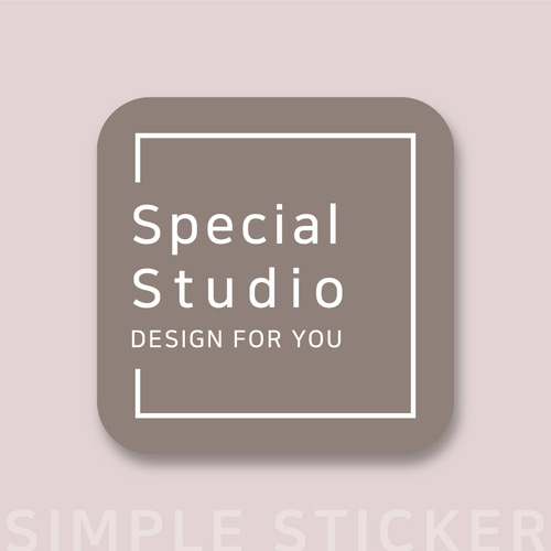 Special Studio [심플 엣지 스티커]피알엔젤(PRangel)