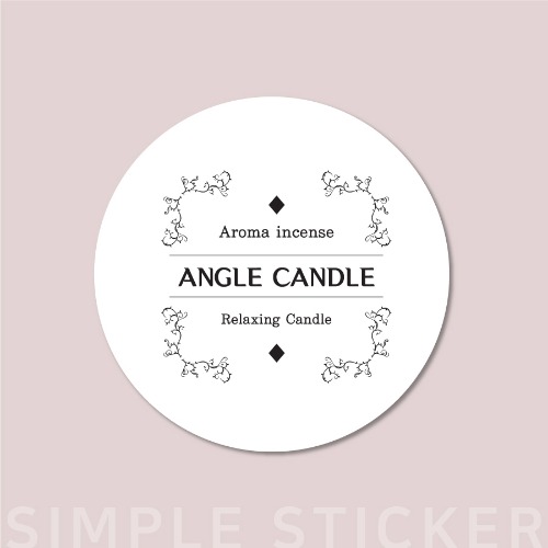 Angel Candle [심플 엣지 스티커]피알엔젤(PRangel)