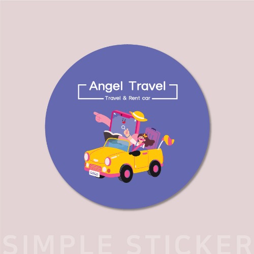Angel Travel [디자인 스티커]피알엔젤(PRangel)