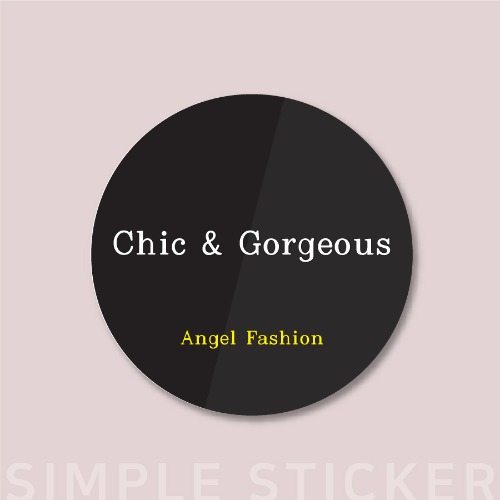 Chic&amp;Gorgeous [디자인 스티커]피알엔젤(PRangel)