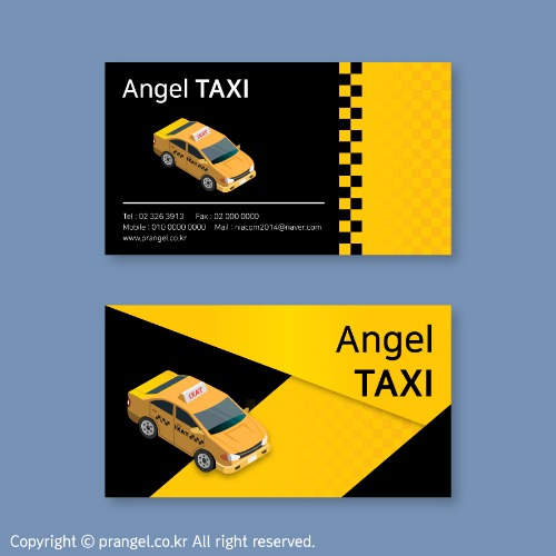 #Angel Taxi [자동차 명함]피알엔젤(PRangel)