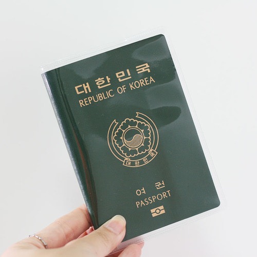 [굿즈] 투명 여권커버