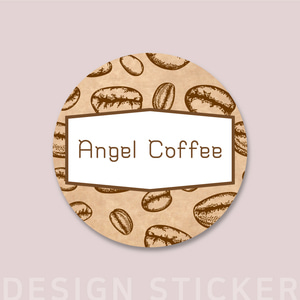 Angel Coffee [디자인 스티커]피알엔젤(PRangel)