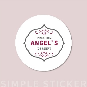 Angel`s Dessert [심플 엣지 스티커]피알엔젤(PRangel)