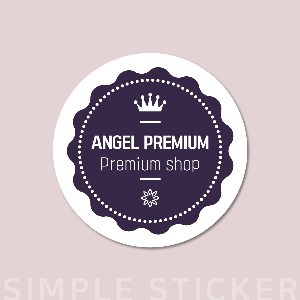 Angel Premium [심플 엣지 스티커]피알엔젤(PRangel)