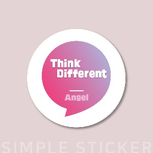 Think Different [디자인 스티커]피알엔젤(PRangel)